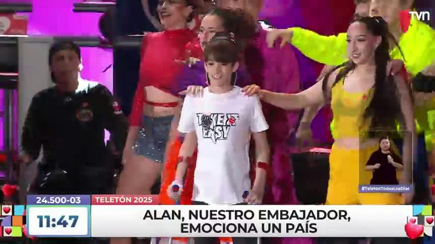 ¡Estilo puro! Así fue la destacada presentación de Alan García, el embajador de la Teletón