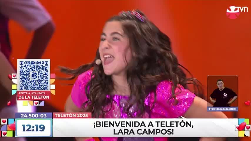 Revive la presentación de Lara Campos en el Teatro Teletón