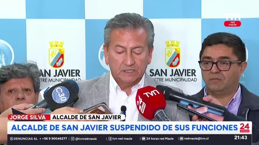 Jorge Silva fue suspendido como alcalde de San Javier