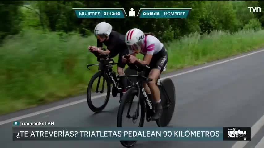 Más de una hora de competencia: la estrecha pelea por el oro femenino en el Ironman 70.3 de Valdivia
