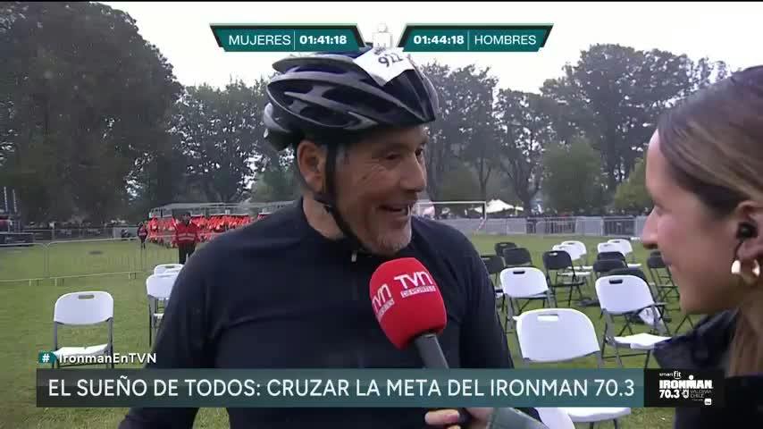 "Cualquier persona que tenga una actitud lo puede lograr": Raúl celebró su jubilación participando del Ironman 70.3