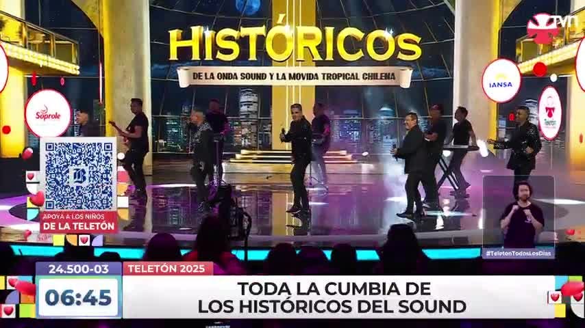 Toda la cumbia de "Los Históricos del Sound" en Teletón 2025