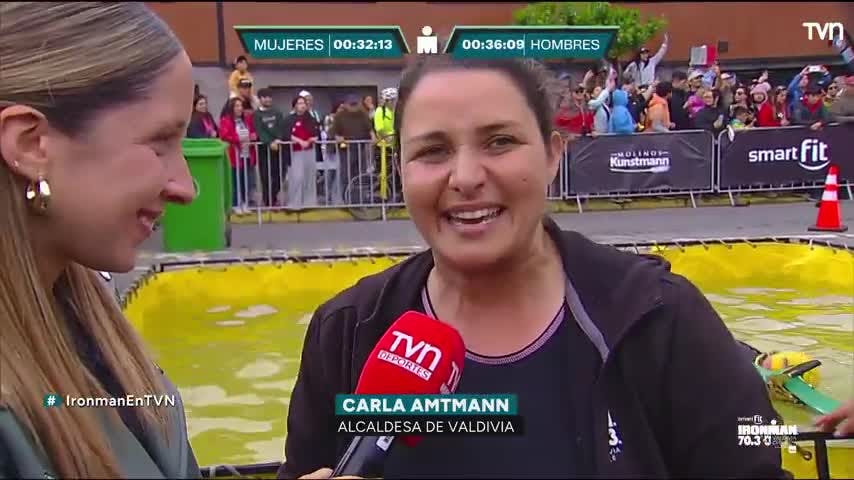 "Pasamos todo el invierno entrenando": Alcaldesa de Valdivia detalla su preparación para el Ironman 70.3