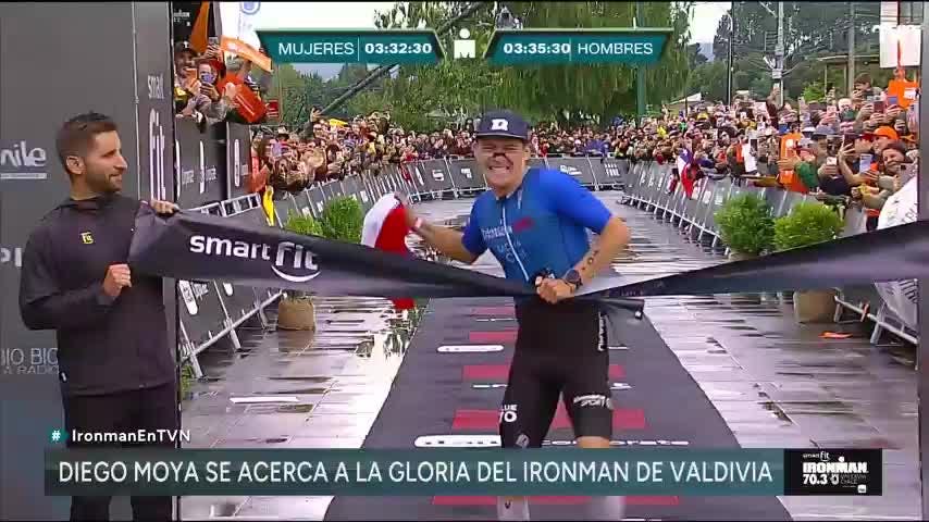 ¡Chile se queda con el oro!: Diego Moya se corona como ganador del Ironman 70.3 de Valdivia