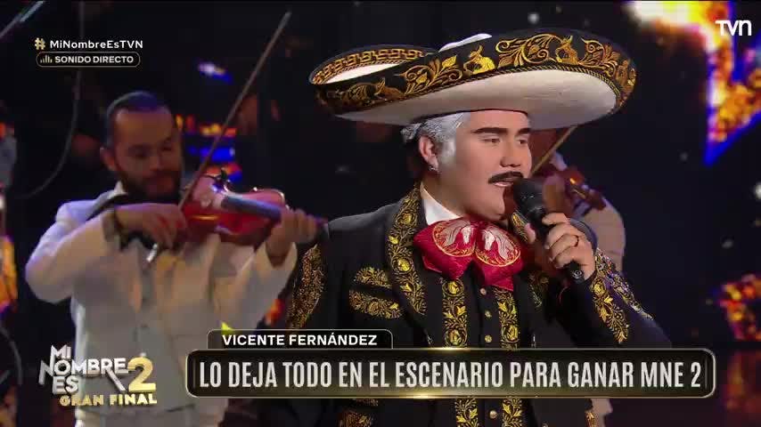 Vicente Fernández deja el corazón para ganar Mi Nombre Es