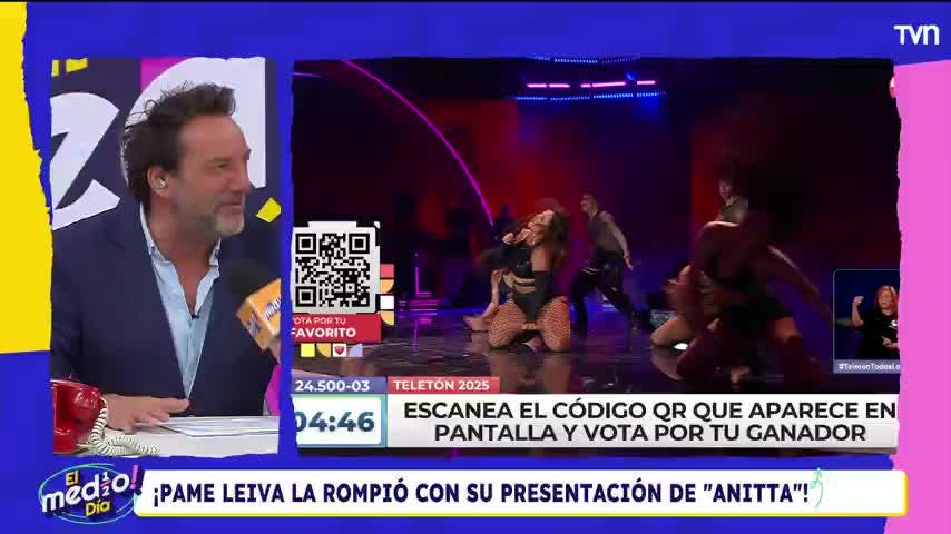 ¡Sorprendió a todos!: Pame Leiva la rompió interpretando a Anitta
