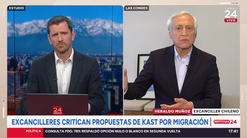 Heraldo Muñoz por frontera: “Acá hay responsabilidades de varios gobiernos en el pasado, incluso gobiernos que Kast apoyó, como el de Piñera”
