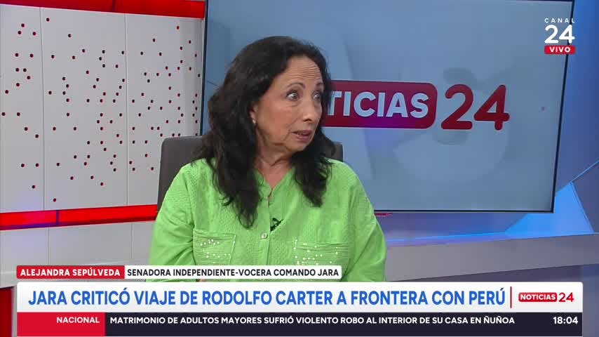 Vocera de Jara y tensión en la frontera norte:  “Pediría al Gobierno que acelere el tranco y llegue a un acuerdo”