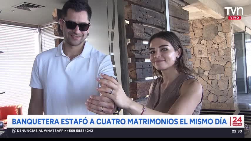 Banquetera estafó a 4 matrimonios en un fin de semana