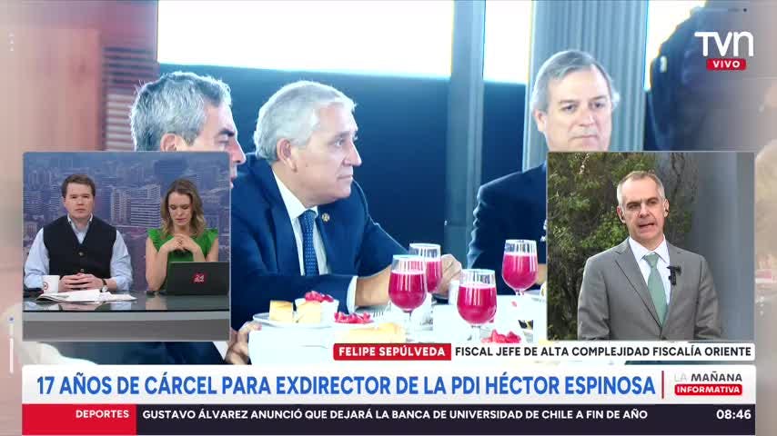 Fiscalía y condena por corrupción contra Héctor Espinosa: "Nunca reconoció los hechos"