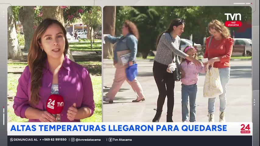 Altas temperaturas llegaron para quedarse en la región