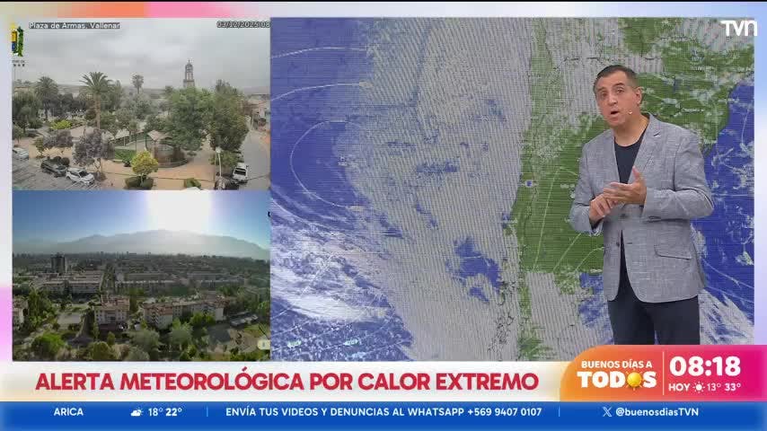 Temperaturas de hasta 35°: Alerta meteorológica por calor extremo en el centro del país