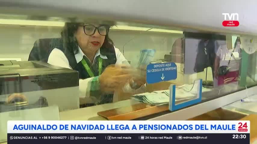 Aguinaldo Navideño comenzó a ser pagado a pensionados