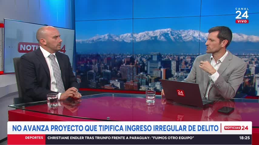 Diputado Longton y proyecto que tipifica como delito el ingreso irregular: “Quienes no quieran regresar, habrá que expulsarlos de otra manera”