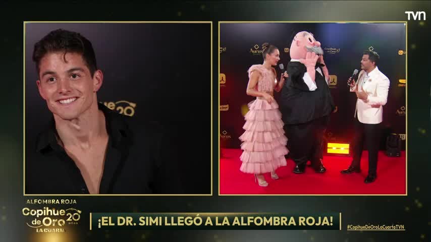 Dr. Simi se roba miradas en los Copihue de Oro