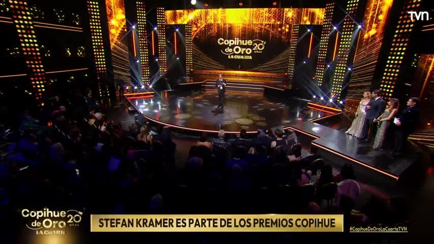Sthefan Kramer dedica su premio en los Copihue a Cristian Castro