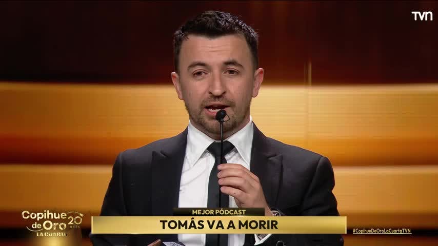 Tomás va a Morir recibe el premio a Mejor Pódcast en los Copihue de Oro 2025