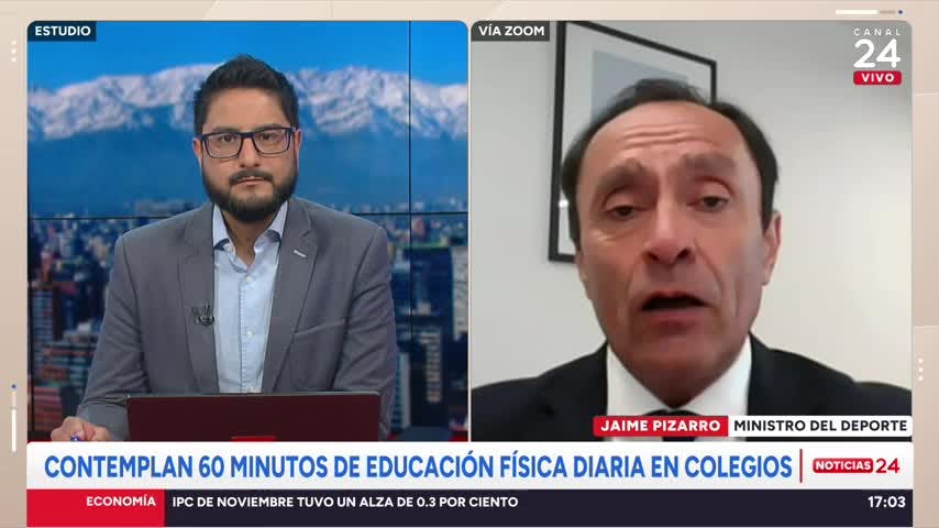 Ministro Pizarro y ley que aumenta actividad física en los colegios: “No busca modificar el currículum escolar”