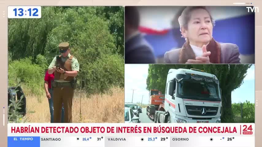 Amplio operativo de búsqueda por concejala desaparecida