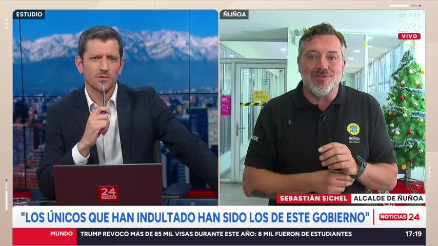 Alcalde Sichel: “Los únicos que han indultado a alguien particularmente han sido de este Gobierno”