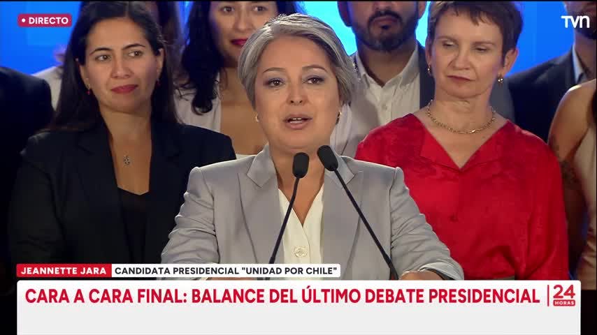 "Me quedo contenta": El balance de Jeannette Jara tras debate Anatel