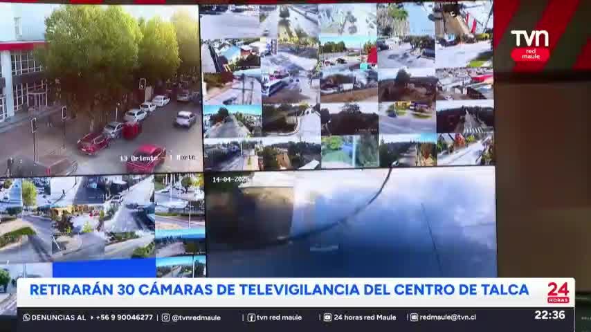 Casco histórico de Talca se quedará sin cámaras de televigilancia