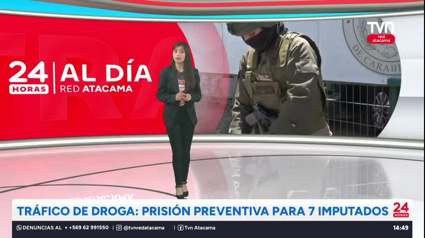 Tráfico de droga: Prisión preventiva para 7 imputados