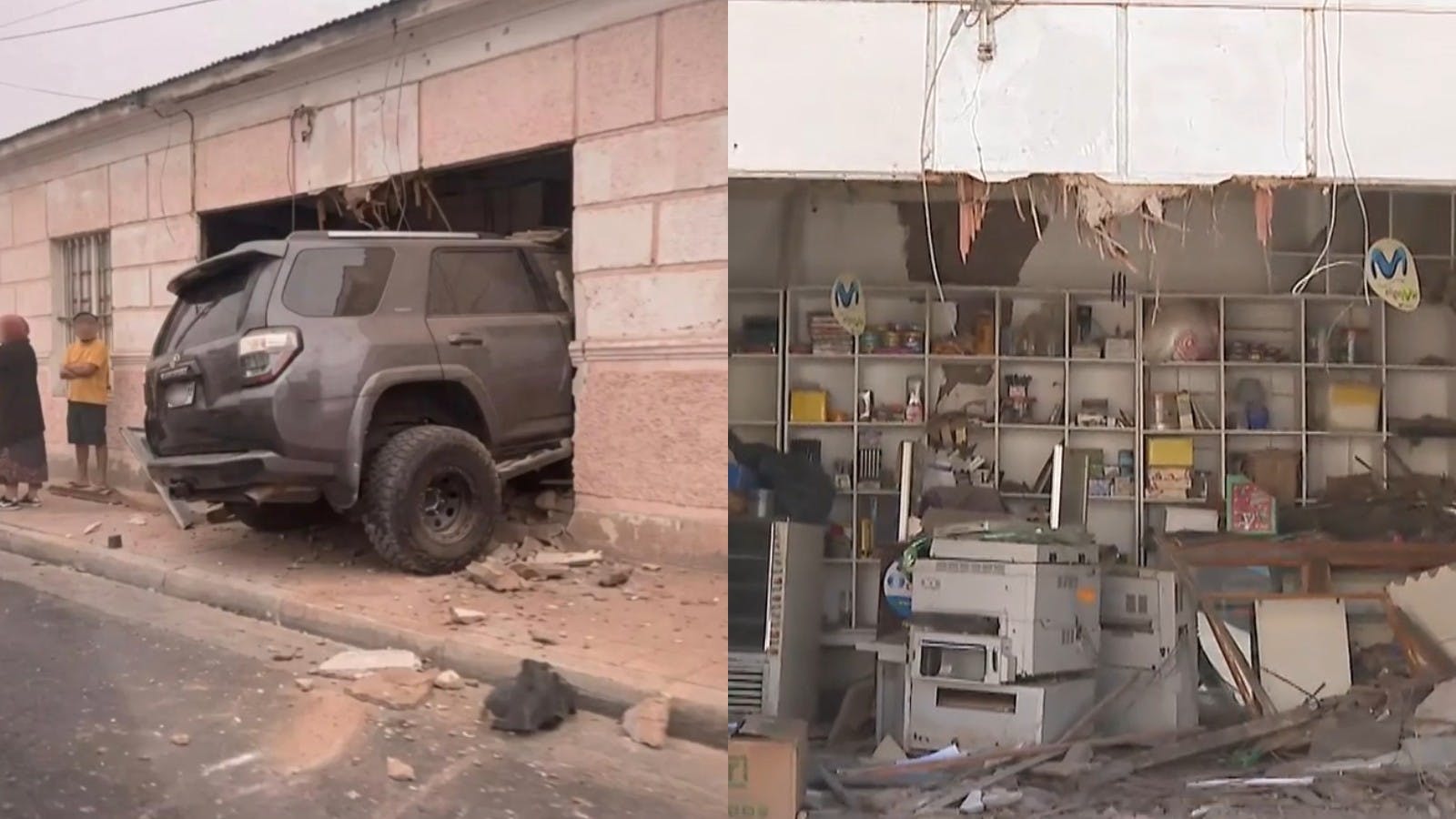 Increíble accidente en Copiapó: Automóvil impacta y destruye local comercial 