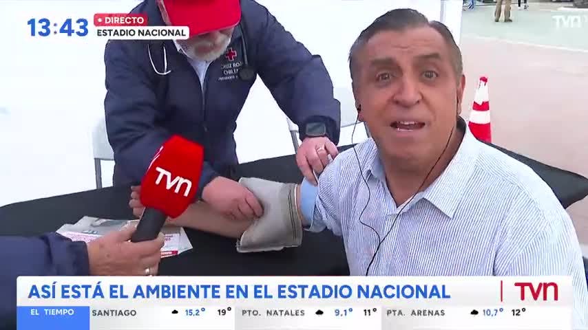 “No he visto grandes emergencias médicas”: Iván Torres pone a prueba a la Cruz Roja en el Estadio Nacional