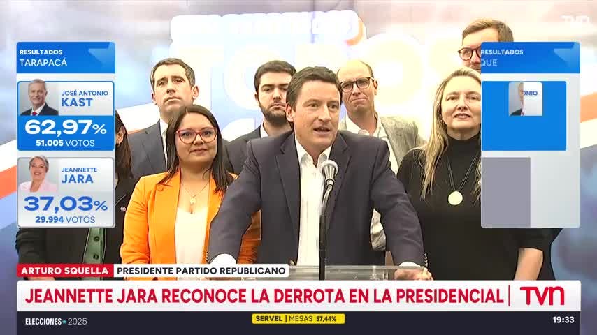Arturo Squella celebra triunfo de Kast y confirma llamado de Jeannette Jara al presidente electo