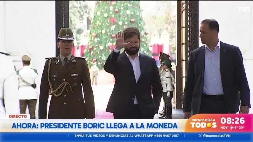Así fue la llegada de Gabriel Boric a La Moneda tras la jornada electoral presidencial 2025