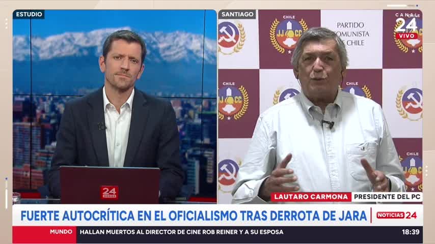 Presidente del PC: “Reconocemos que ha sido una derrota aplastante, un triunfo sin debate”