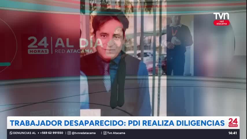 Trabajador desaparecido: PDI realiza diligencias