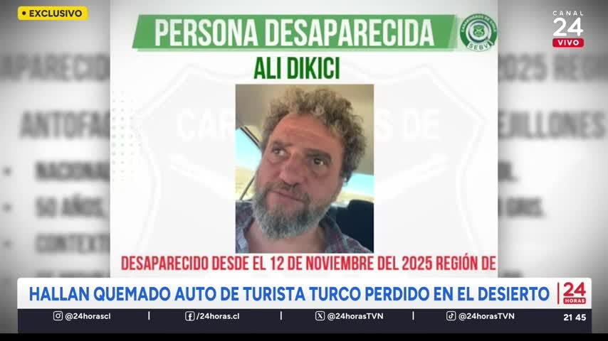 Un video y una foto: Los últimos registros del turista turco desaparecido 