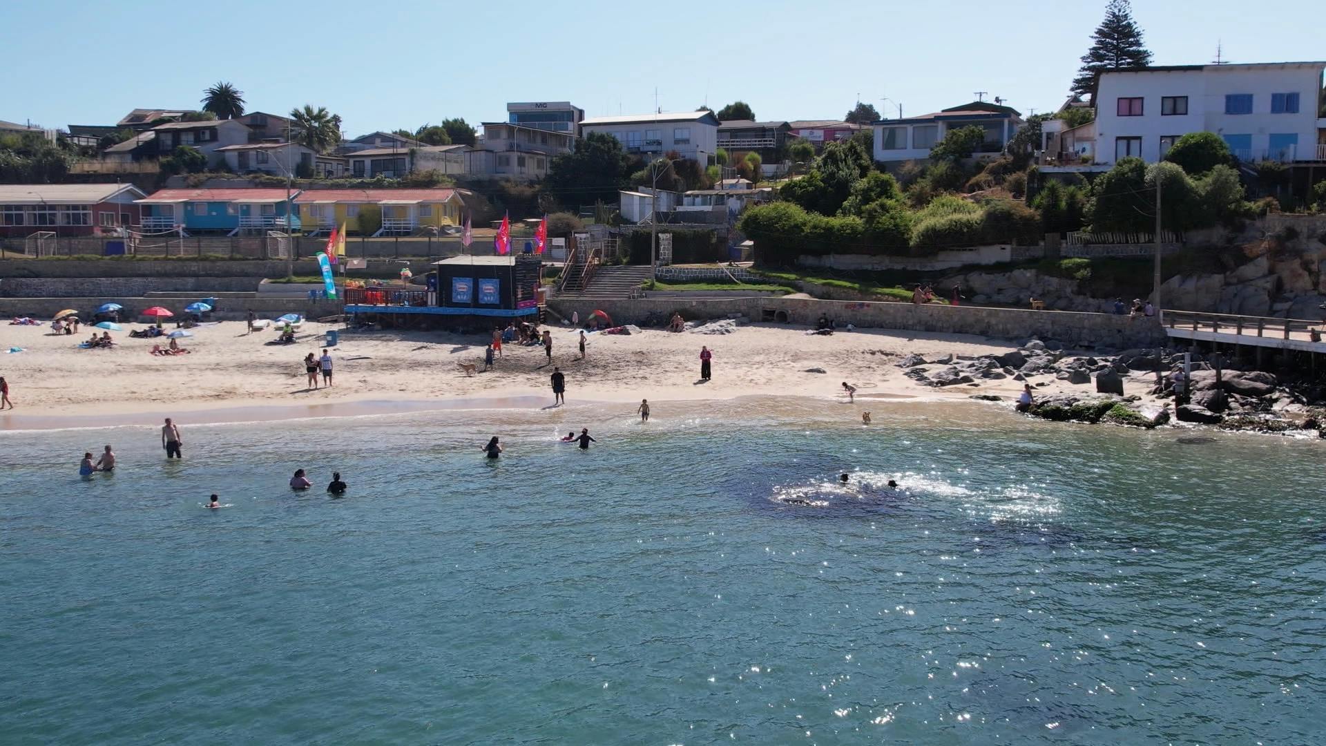 ¿Qué playas están habilitadas para el baño en la región de Valparaíso?