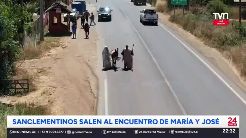 María y José recorren San Clemente