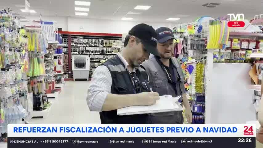 Fiscalizaciones a juguetes previo navidad