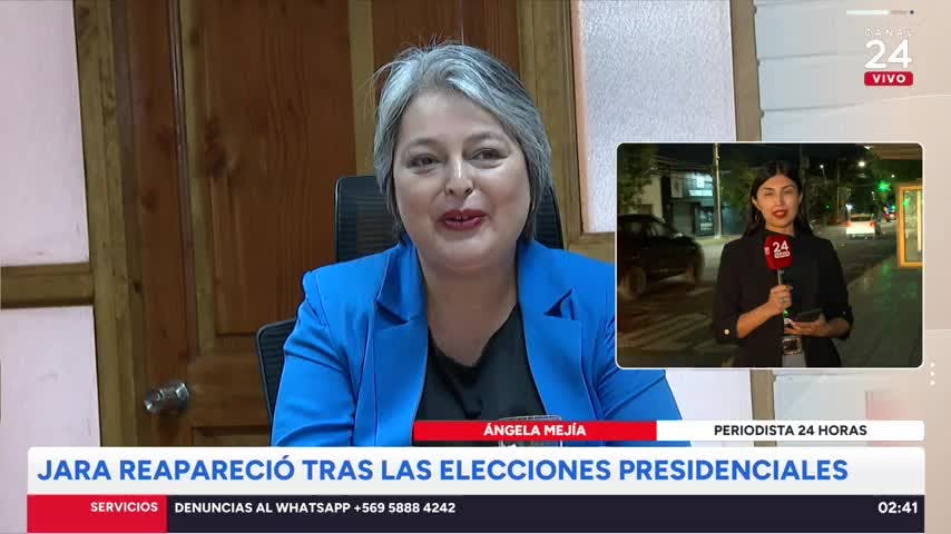 "Espero que el Gobierno del Presidente Kast respete los derechos de las mujeres": Jara reapareció tras elecciones   