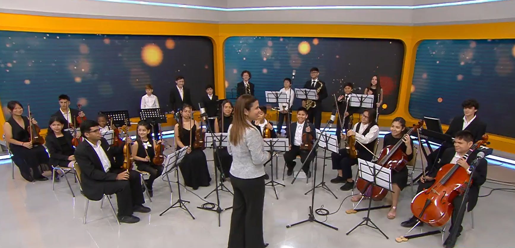 La Orquesta Juvenil de Lo Barnechea nos llena de espíritu navideño con sus villancicos