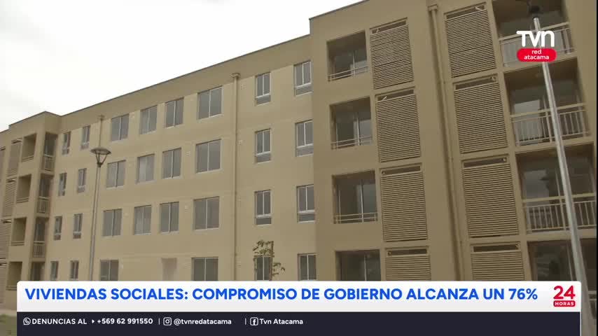Construcción de viviendas sociales en Atacama