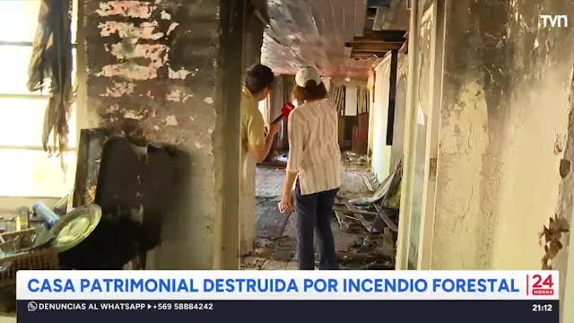 Daño patrimonial deja incendio en Maule