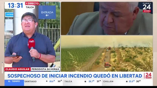 Sospechoso de iniciar fuego en Maule quedó en libertad: no encontraron encendedor