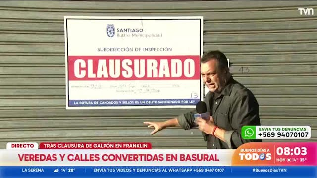 Clausuran 790 locales del Persa Bío Bío por incumplimiento de normas municipales