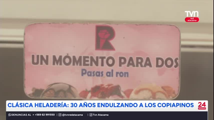 Heladería de Copiapó ya suma 30 años de historia