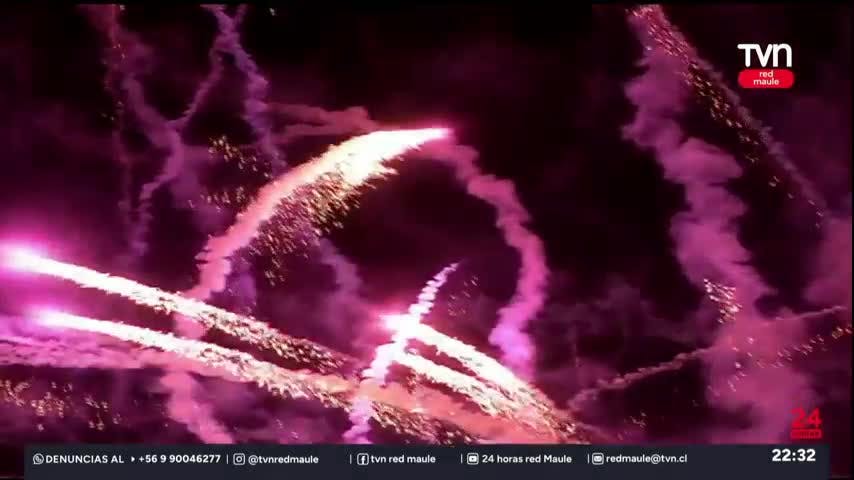 Municipios del Maule no tendrás eventos pirotécnicos