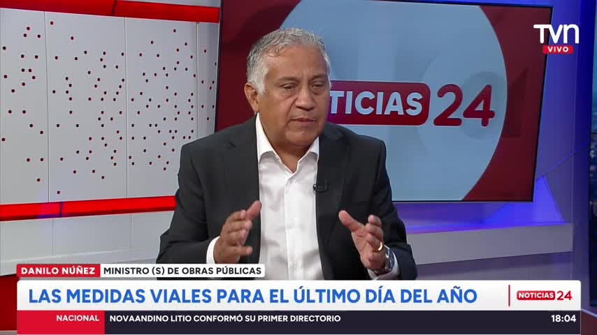Danilo Nuñez: Ministro (S) de Obras Públicas 