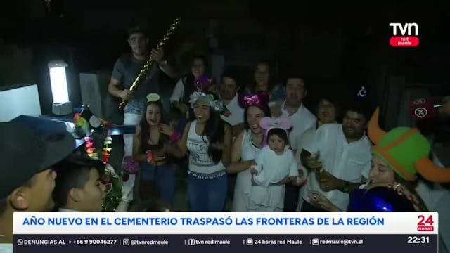 Año nuevo en el cementerio es una tradición que comenzó en Talca
