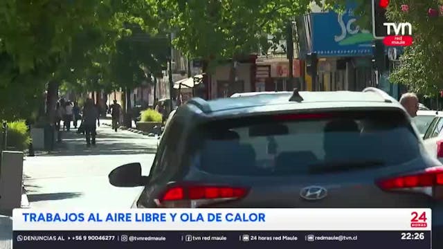 Ola de calor en el Maule: vecinos buscan alivio ante temperaturas extremas