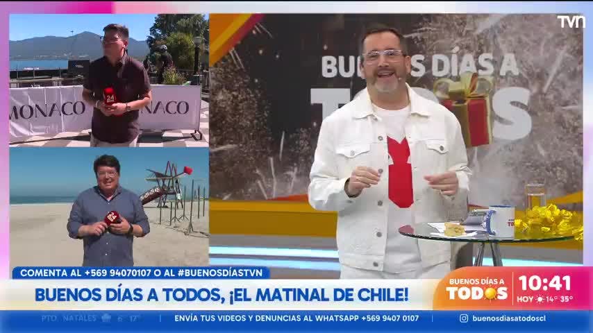 "Te pareces tanto a él": Matías y Hans, los periodistas de TVN "separados al nacer"