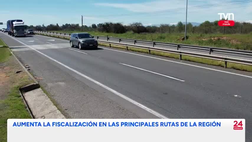 Incrementan control de tránsito en las rutas